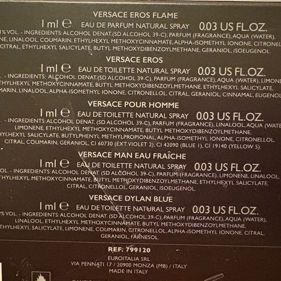 Versace Mini Perfume Set - Picture 5 of 6